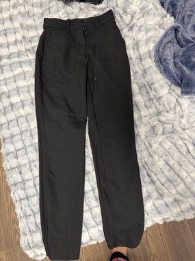 Black Women’s Semi-High Waisted Dress Pants